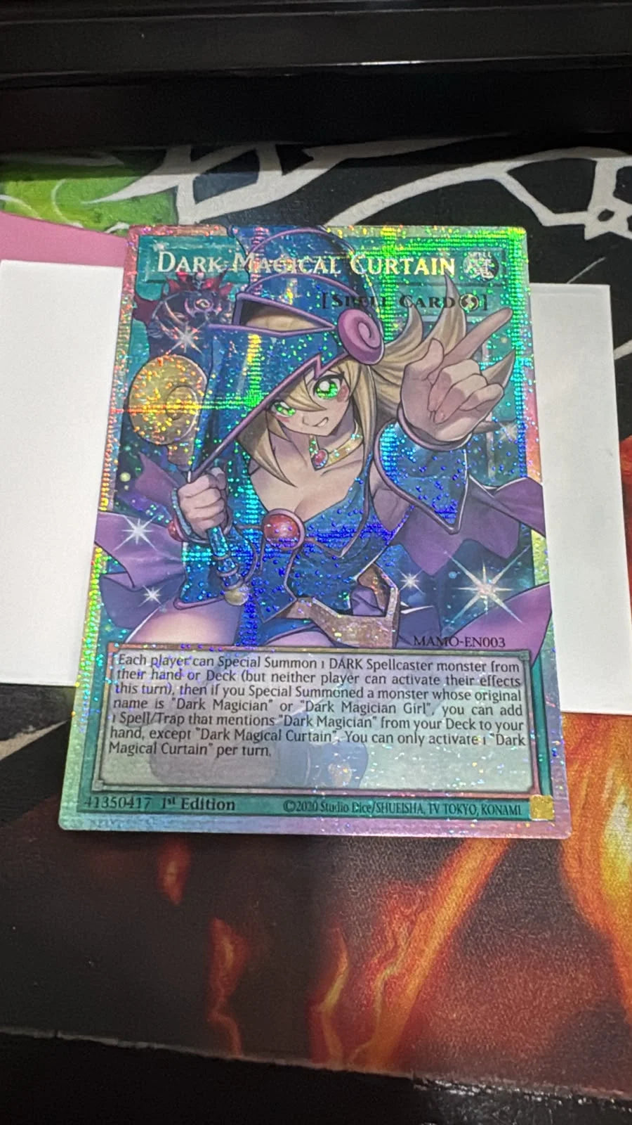 Dark Magical Curtain (Starlight Rare) (Extended Art) MAMO-EN003 (Magnificent Monsters)
