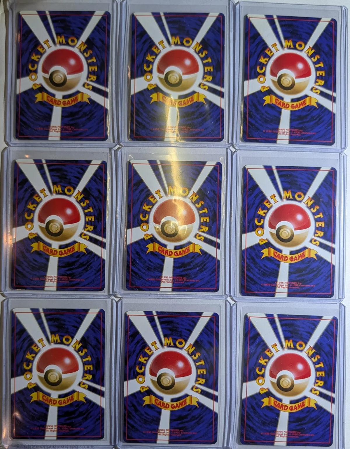 Japanese Pokémon — Neo Genesis: Complete Johto Starter Lines (9 cards)