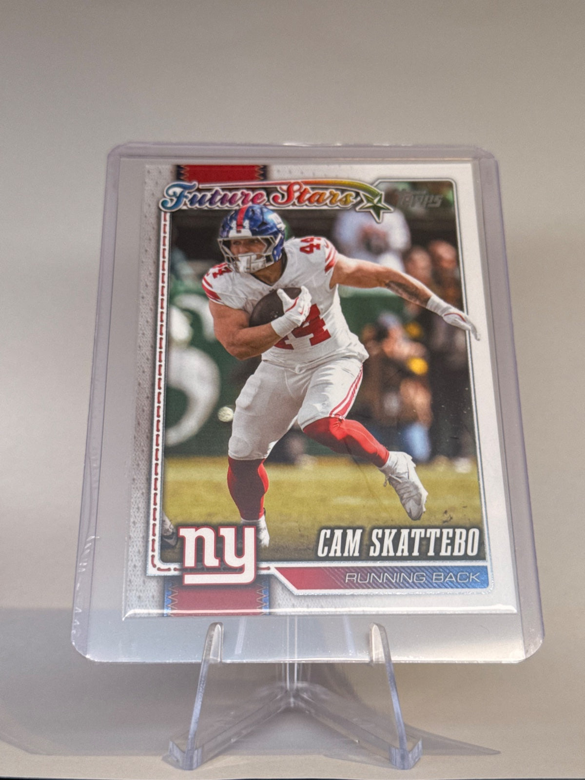 2026 Topps Flagship Football Cam Skattebo #268 Future Stars – New York Giants