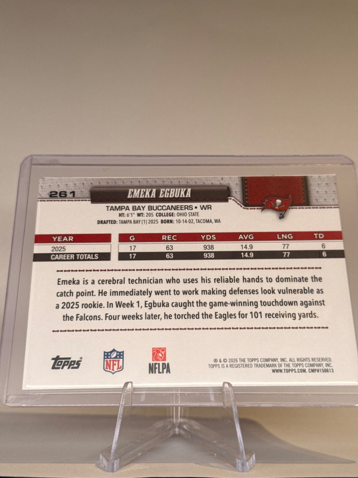 2026 Topps Flagship Football Omar Cooper Jr. #321 Rookie RC Holo Foil – New York Jets