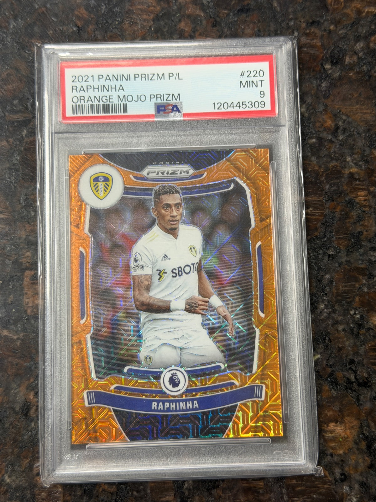 Raphinha Orange Mono PSA 9 (Pop 1)