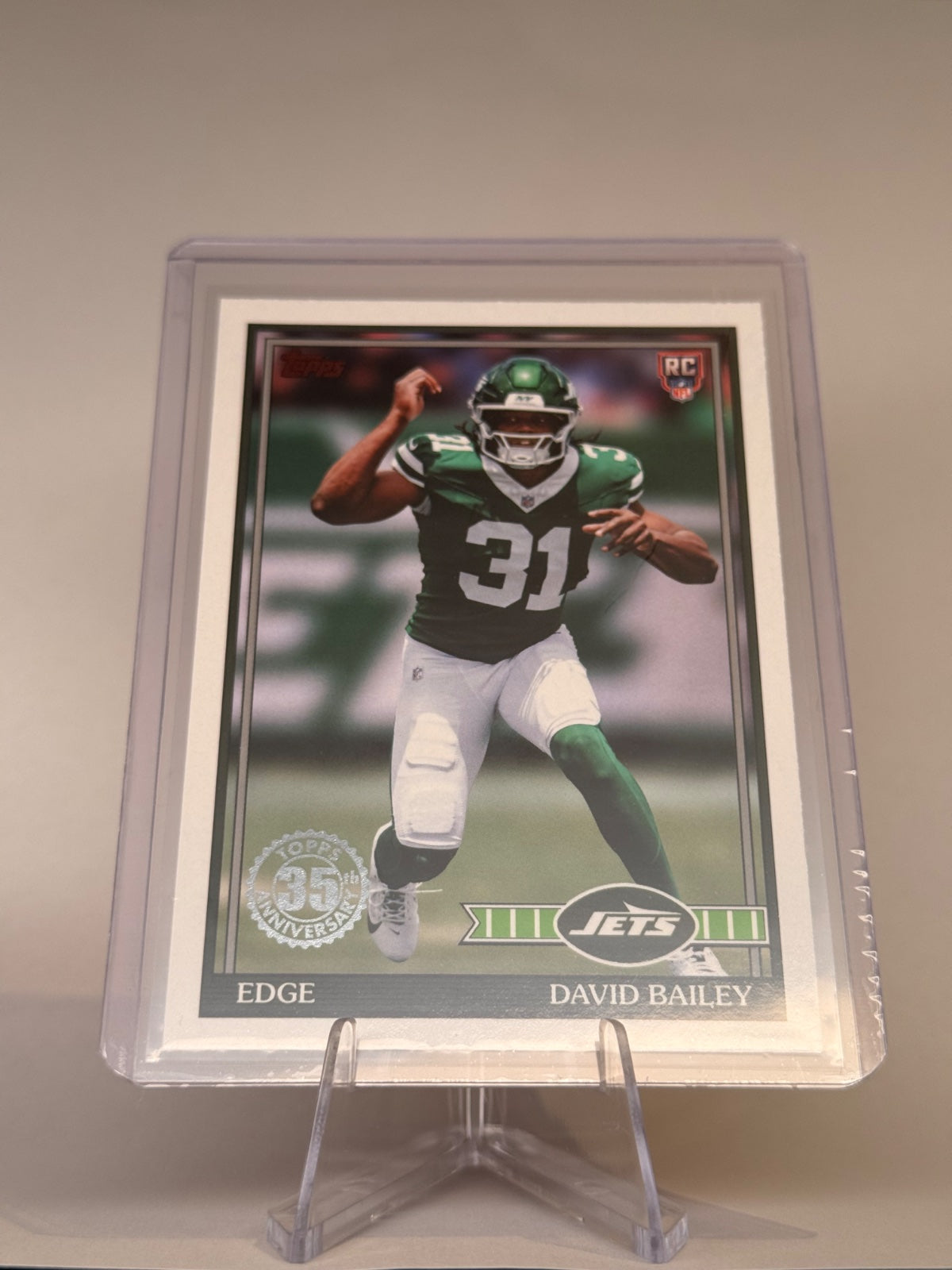 2026 Topps Flagship David Bailey #91TR-43 1991 Topps Football Rookies RC – New York Jets