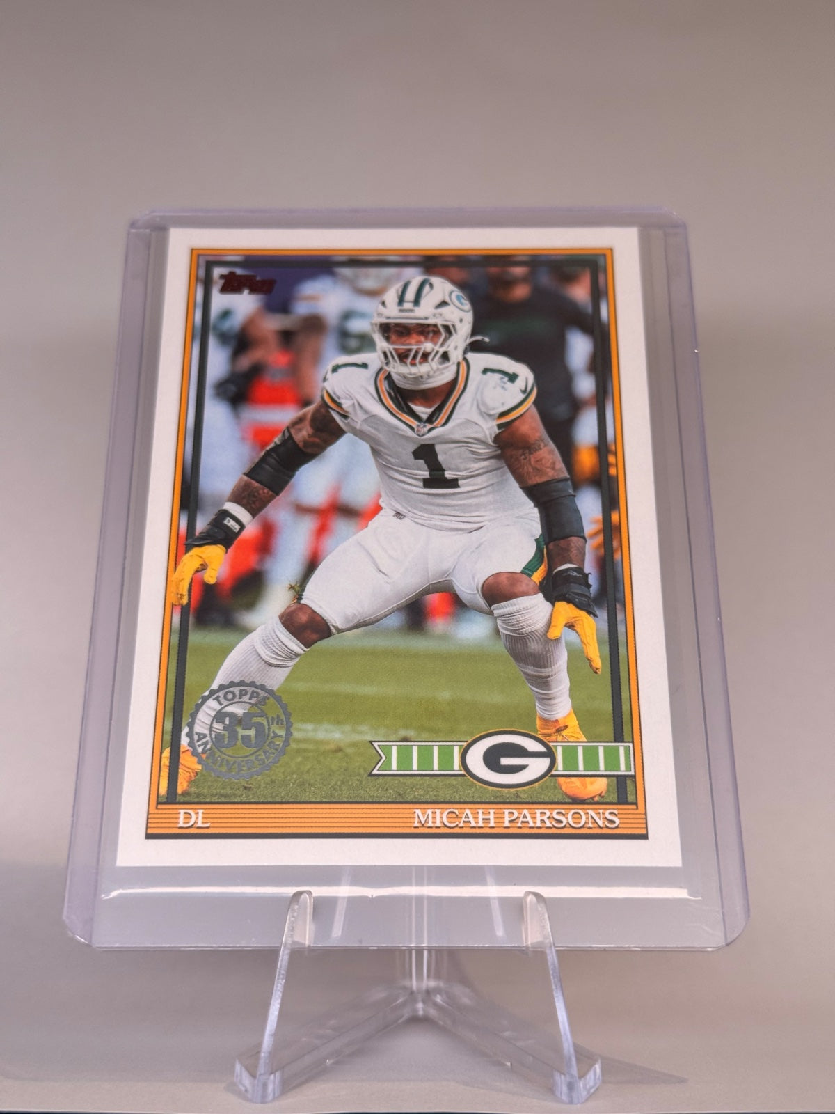 2026 Topps Flagship Football Micah Parsons #91TF-40 1991 Topps 35th Anniversary – Packers