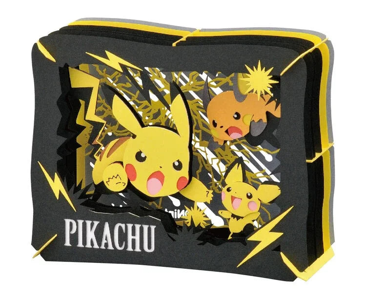 Pokemon Pikachu Paper Theater H80×W100×D42mm ENS-PT-071 Japan