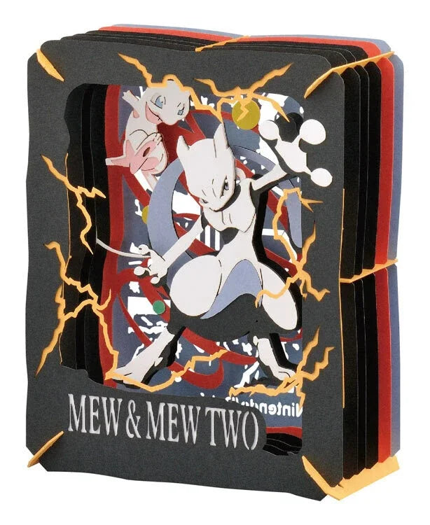 Pokemon Mew&Mew Two Paper Theater H80×W100×D42mm ENS-PT-072 Japan