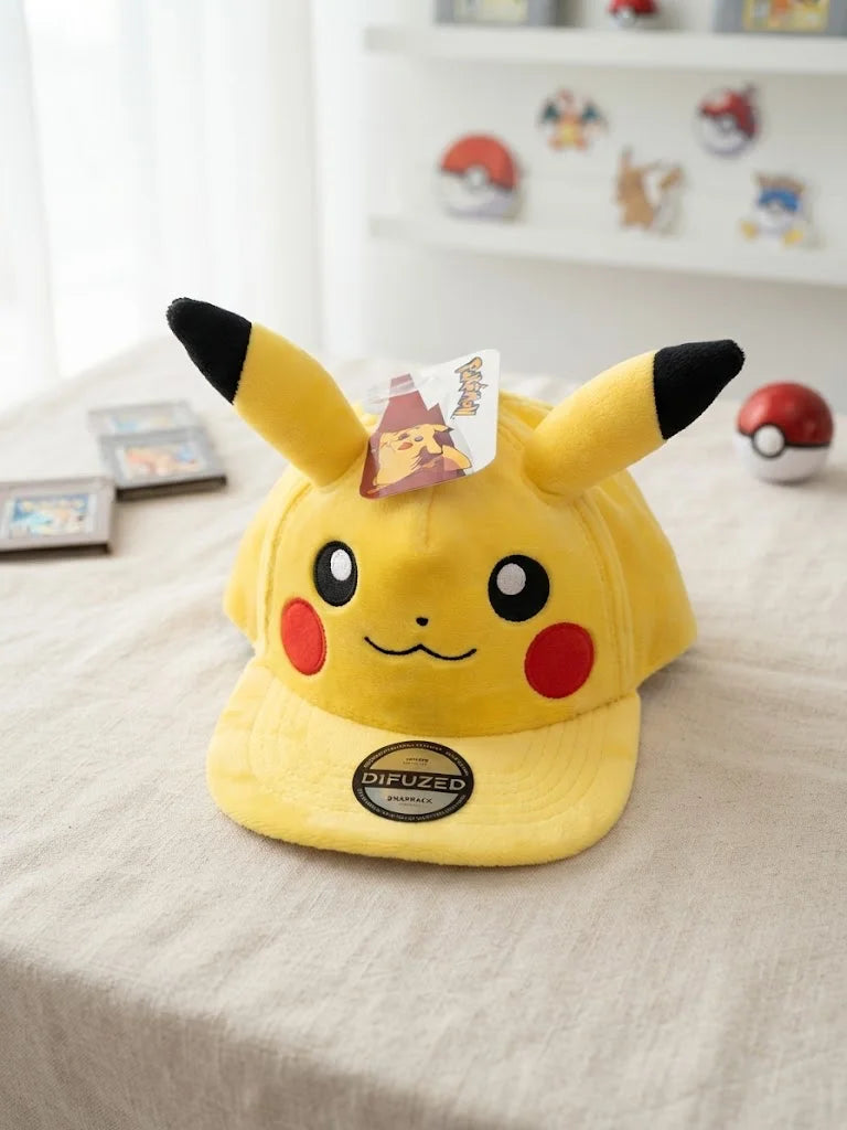 Pokemon Pikachu Plusch Snapback Cap