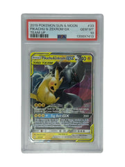 Pikachu & Zekrom GX 33 (Team Up) — PSA 10