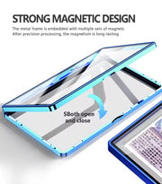 Premium PSA Grading Card Case UV Protection Magnetic Aluminum Display