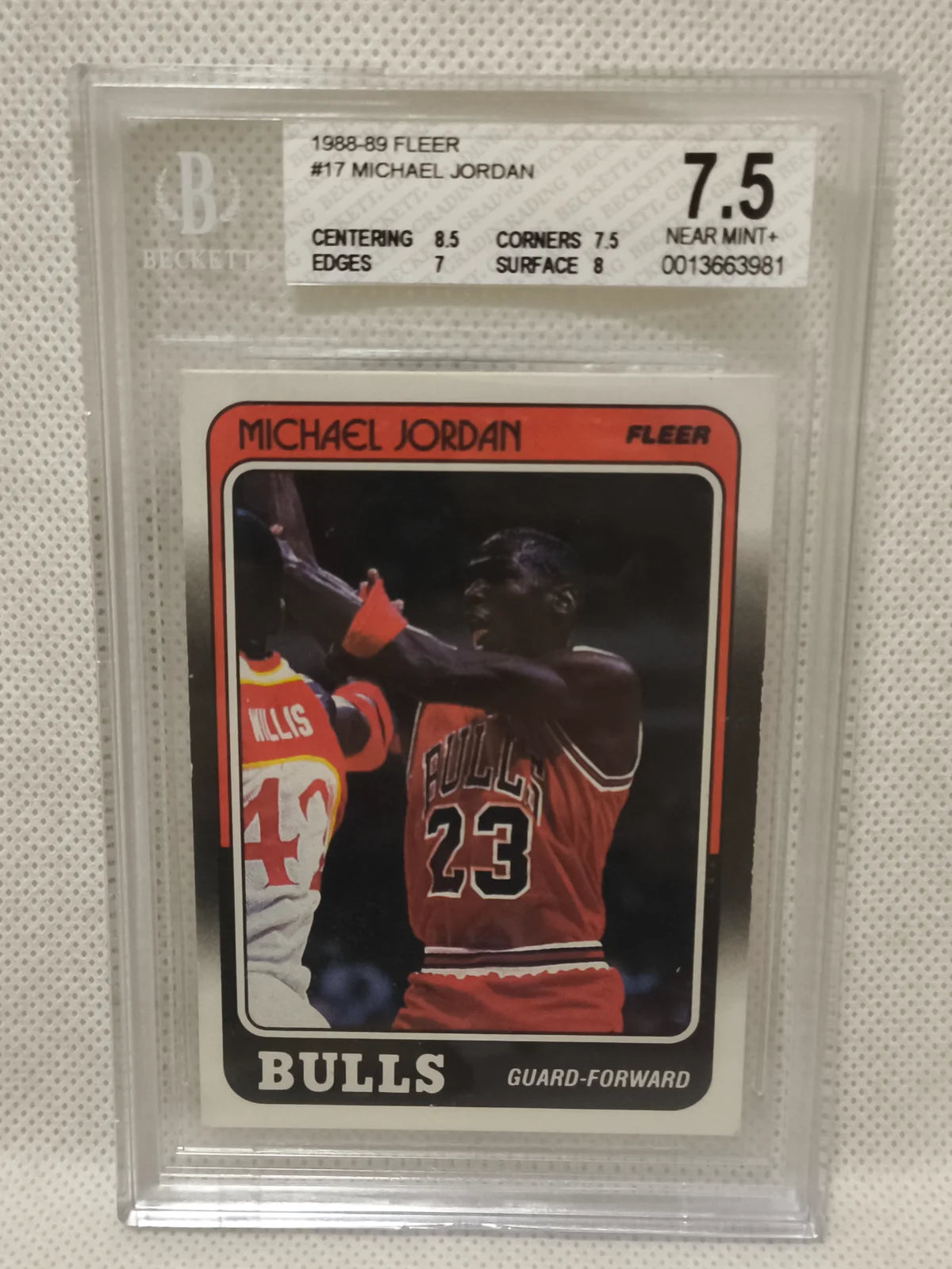 1988 Fleer Michael Jordan #17