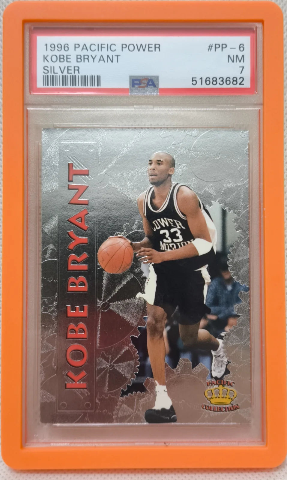 1996 Pacific Power Kobe Bryant Silver RC #PP-6