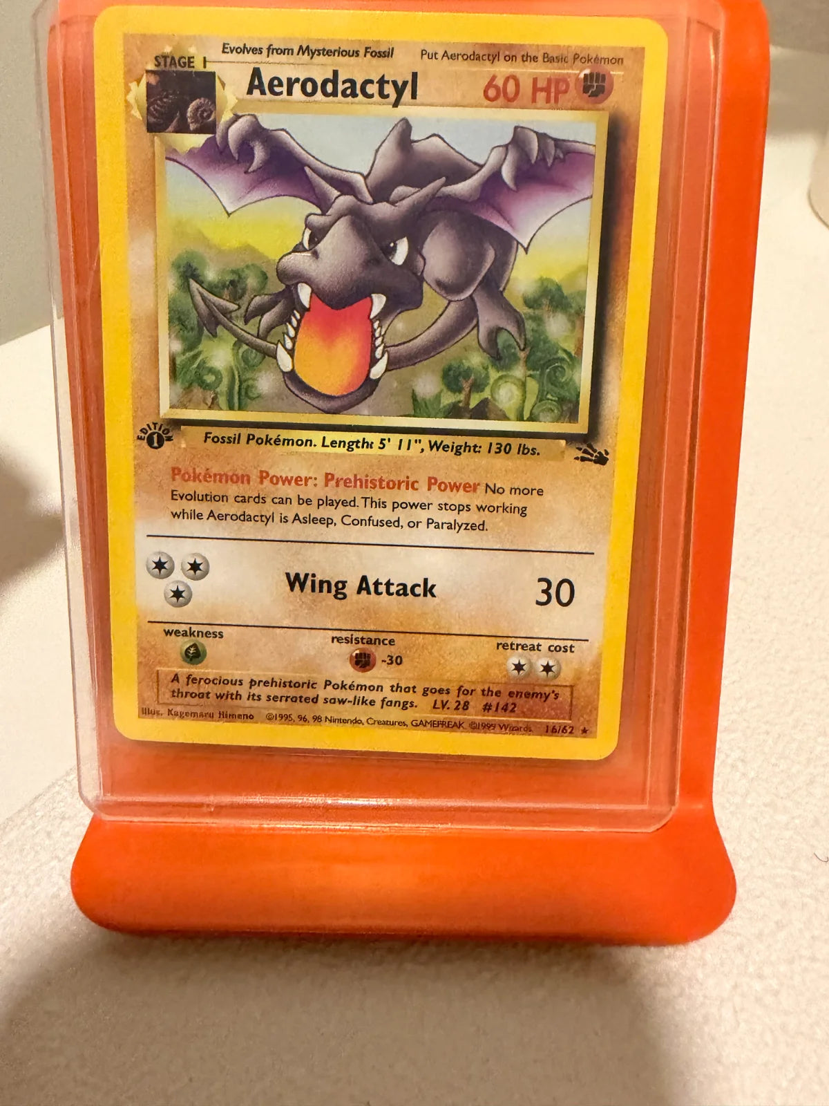 Aerodactyl (16) · 1st Edition (Fossil)