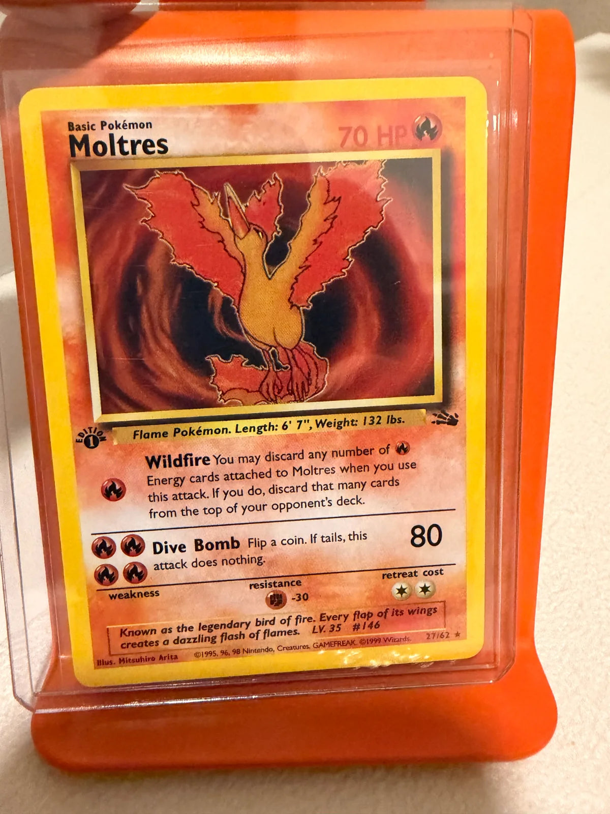 Moltres (27) · 1st Edition (Fossil)