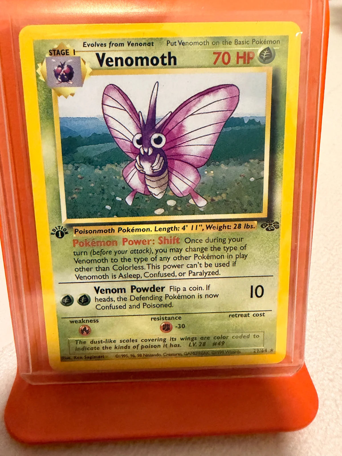 Venomoth 29 · 1st Edition (Jungle)