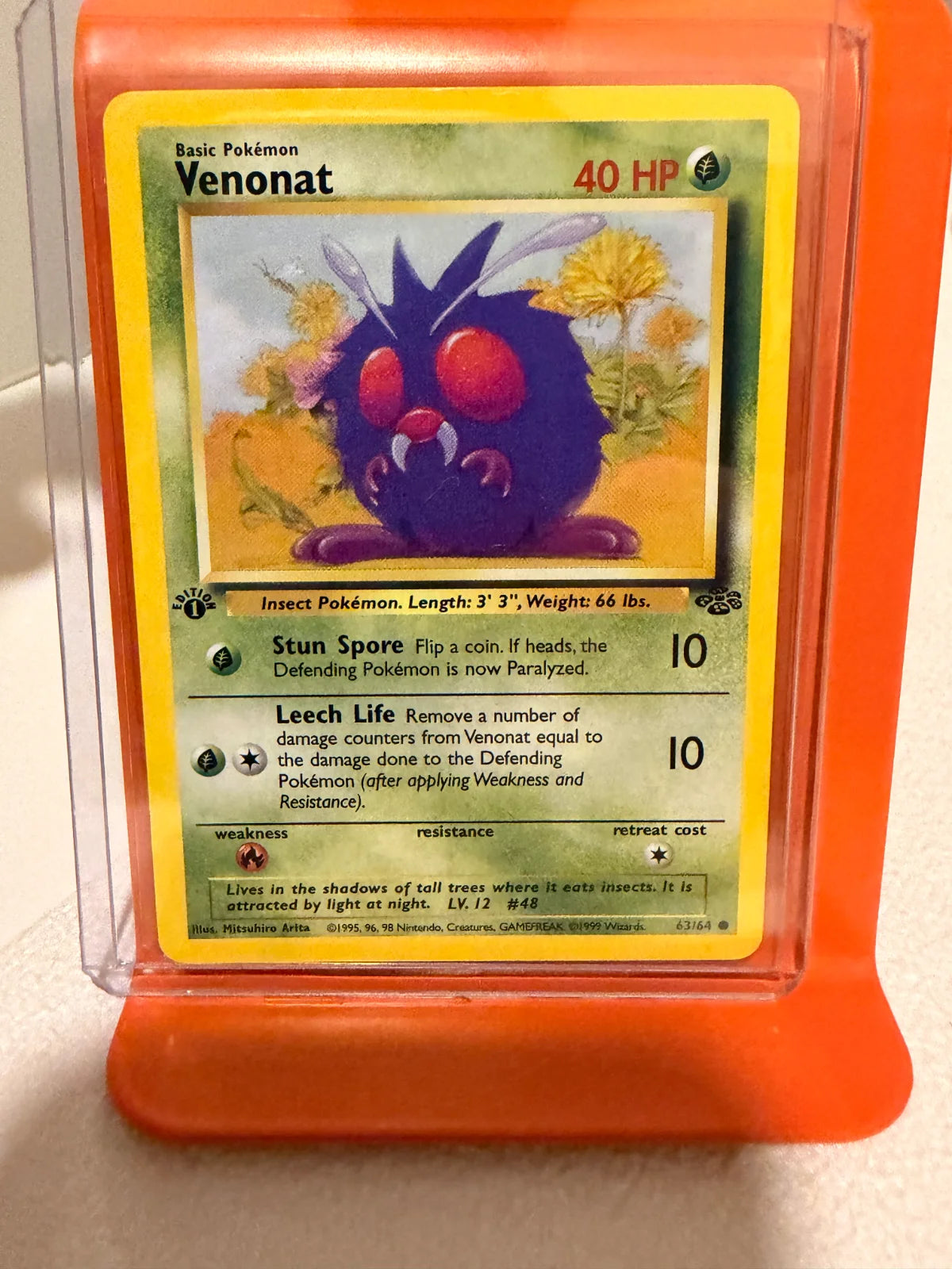 Venonat 63 · 1st Edition (Jungle)