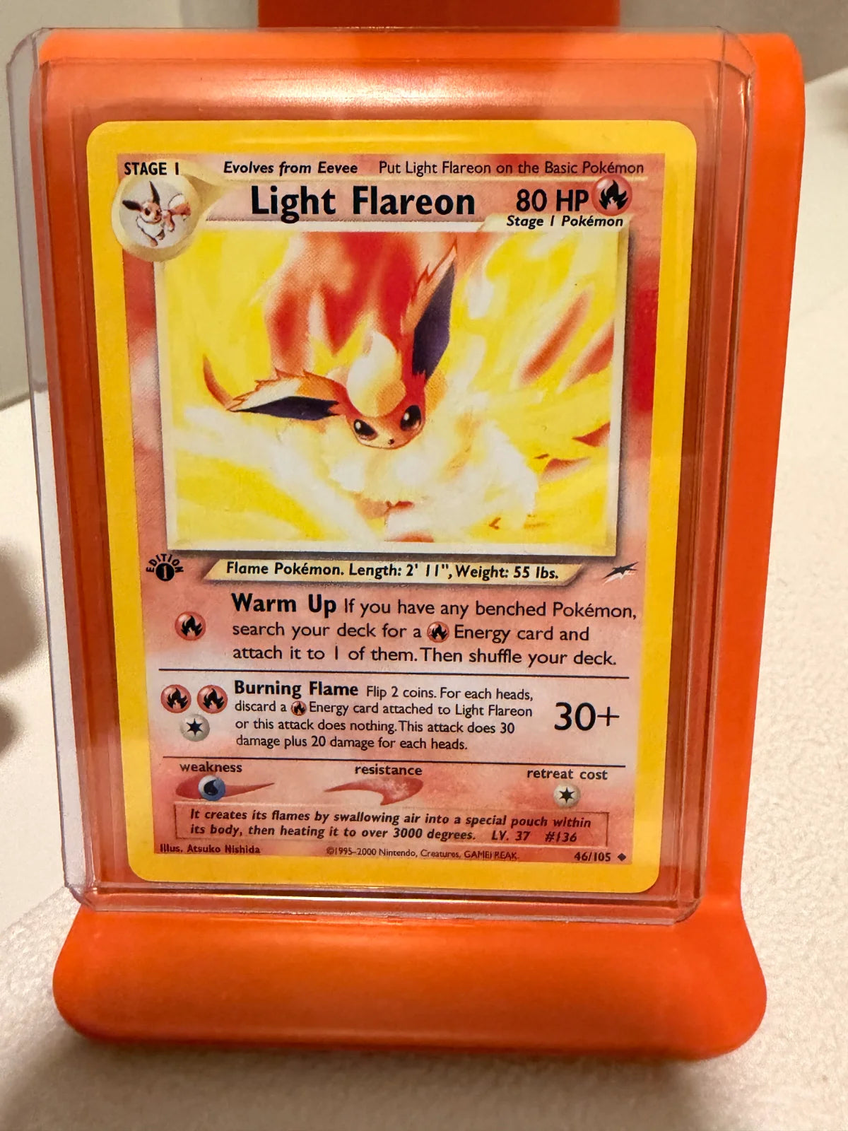 Light Flareon 46 · 1st Edition (Neo Destiny)