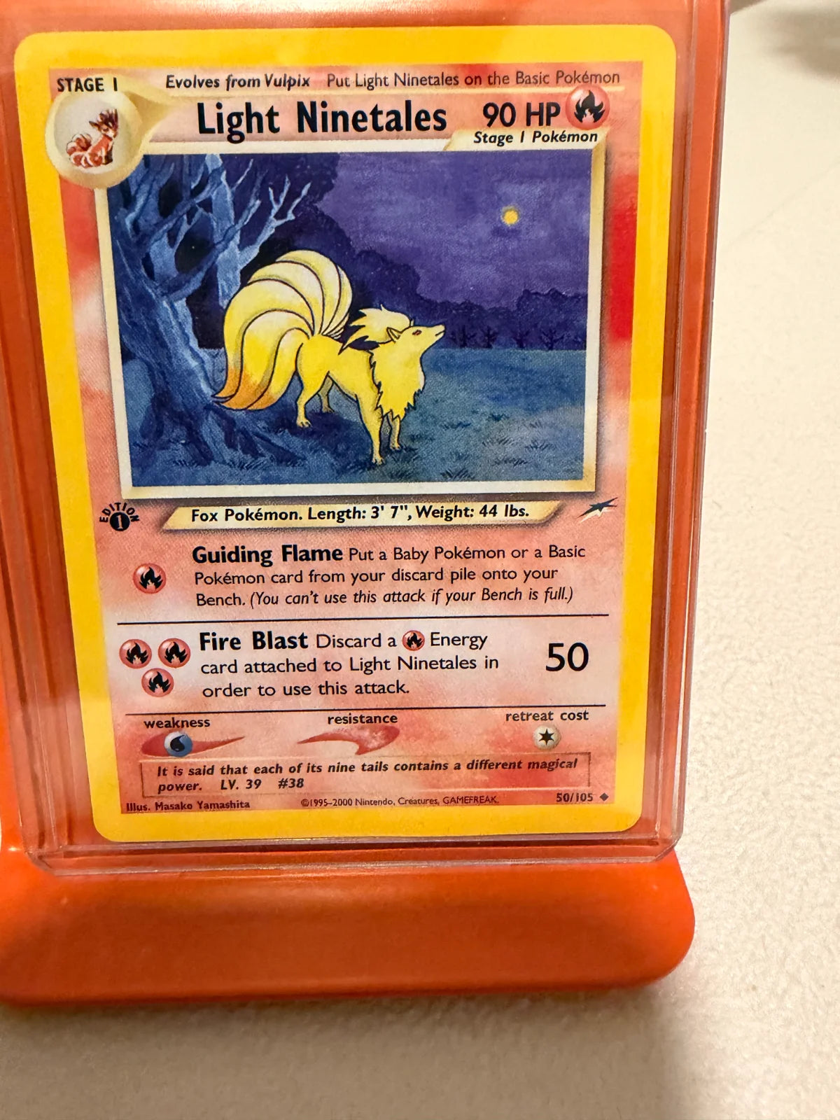 Light Ninetales 50 · 1st Edition (Neo Destiny)
