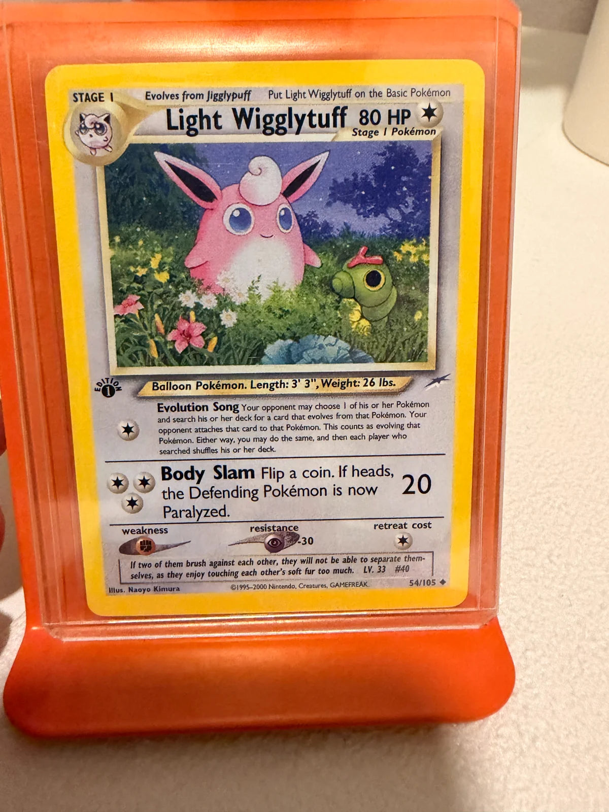 Light Wigglytuff 54 · 1st Edition (Neo Destiny)