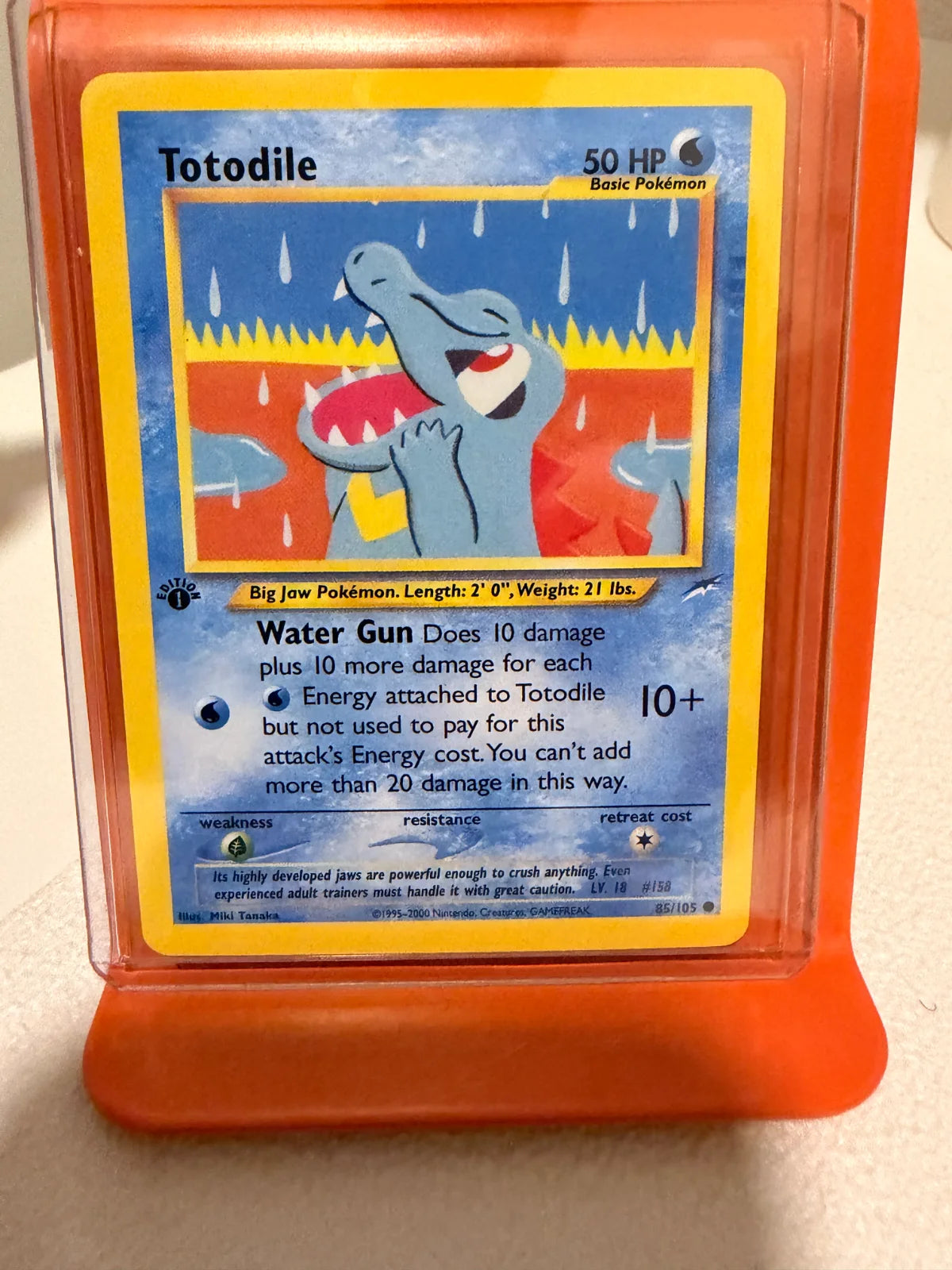 Totodile 85 · 1st Edition (Neo Destiny)