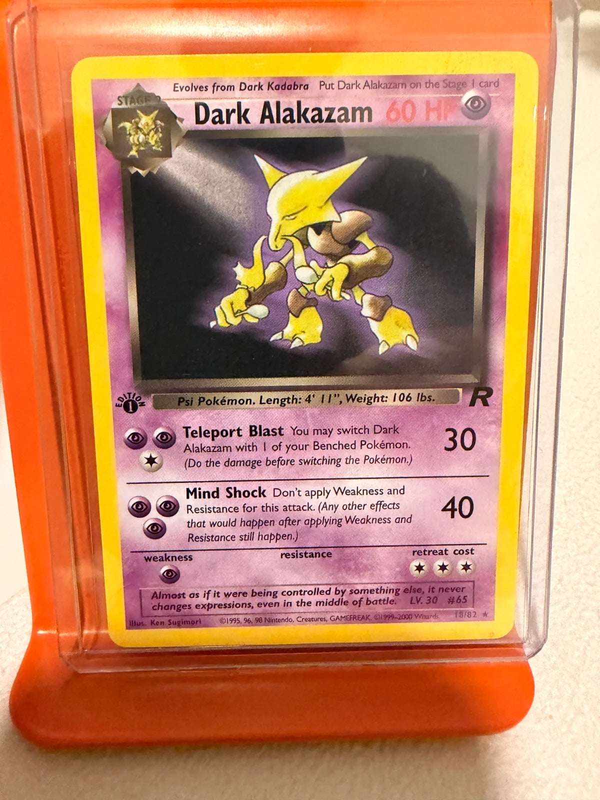 Dark Alakazam (18) · 1st Edition (Team Rocket)