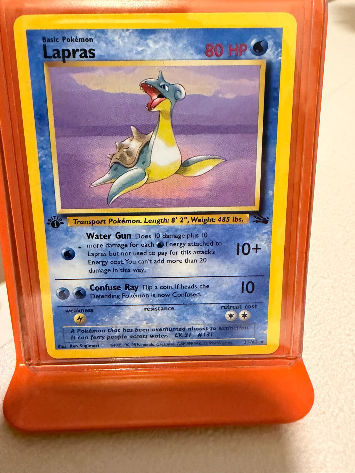 Lapras (25) · 1st Edition (Fossil)