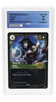 HIT 9 MT RIFTBOUND (2025) Origins AHRI Promo Launch Exclusive