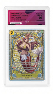 HIT 10 GEM MT ONE PIECE (2024) EB Memorial Collection SHIRAHOSHI Super Rare - Special