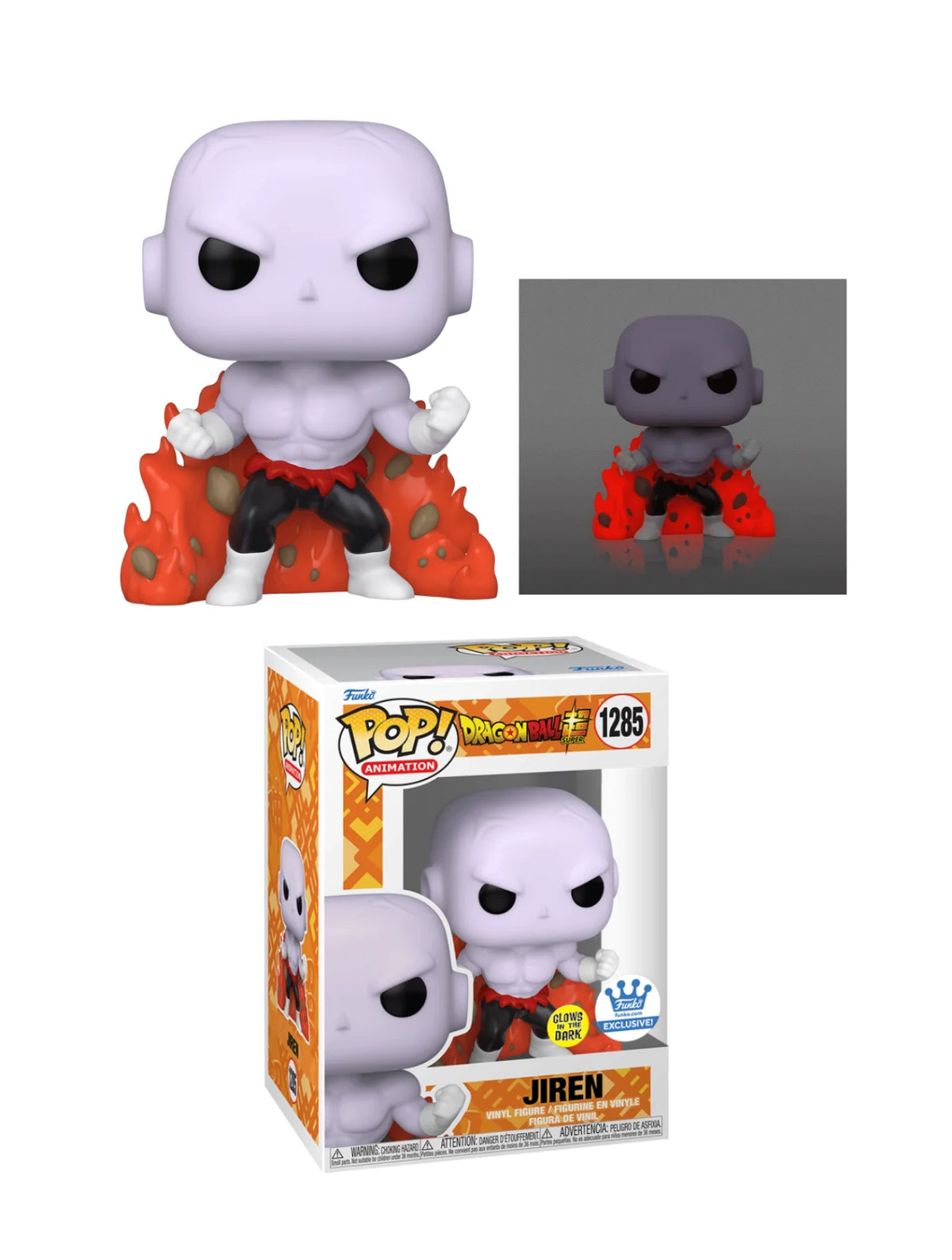 Funko POP! Animation: Dragonbal Super - Jiren (Glow) #1285 Funko Shop Exclusive Sticker