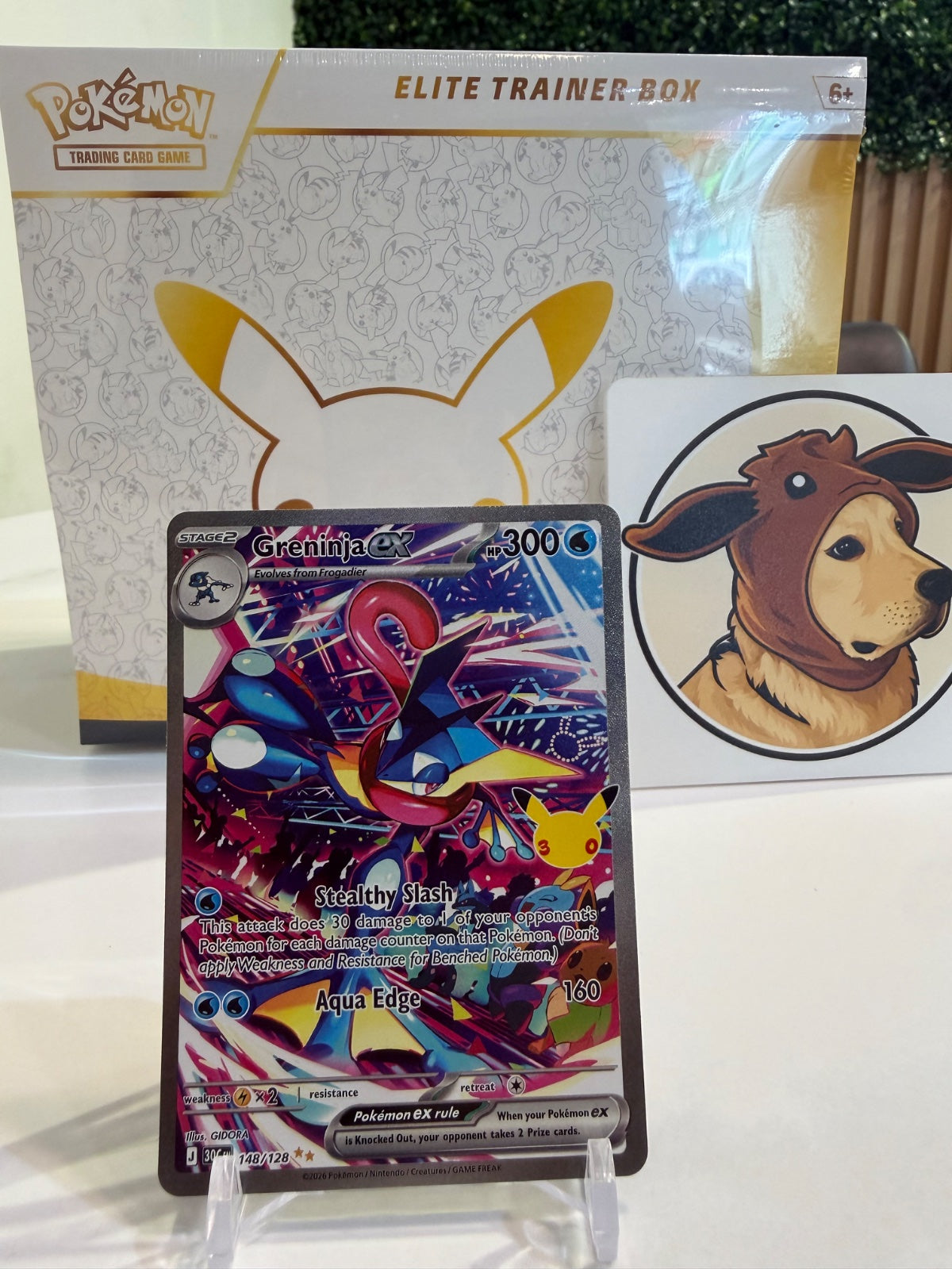 Greninja ex 148/128 (30th Celebration)