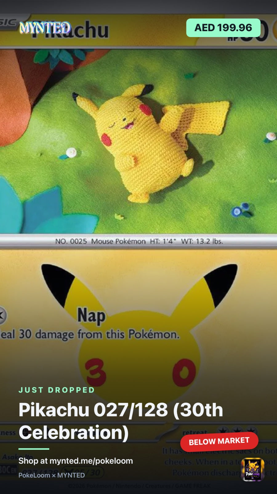 Pikachu 027/128 (30th Celebration)