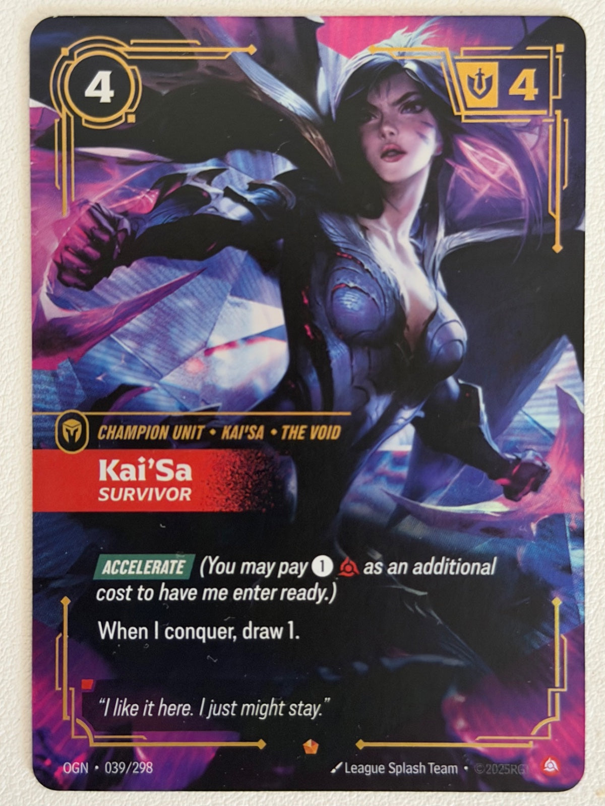Kai'Sa - Survivor 039/298 (Origins)