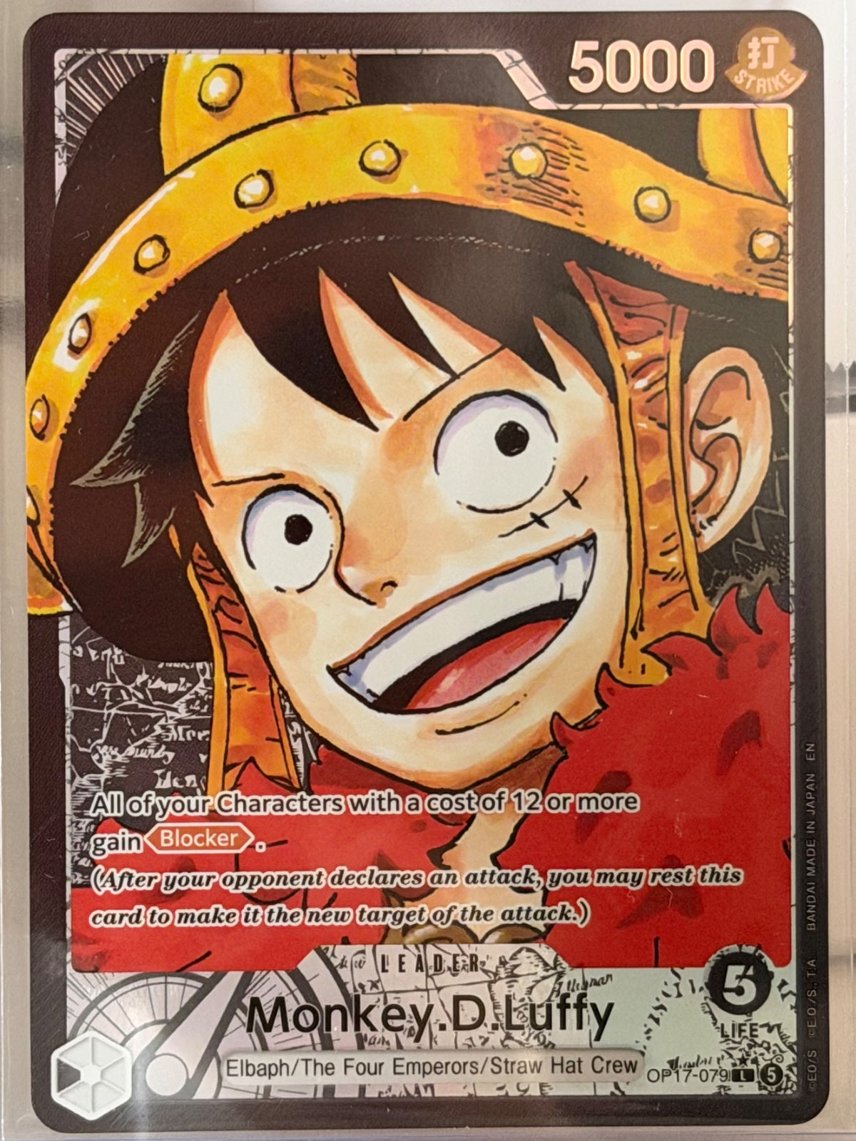 Monkey.D.Luffy (Alternate Art) OP17-079 (The World's Strongest Warriors)