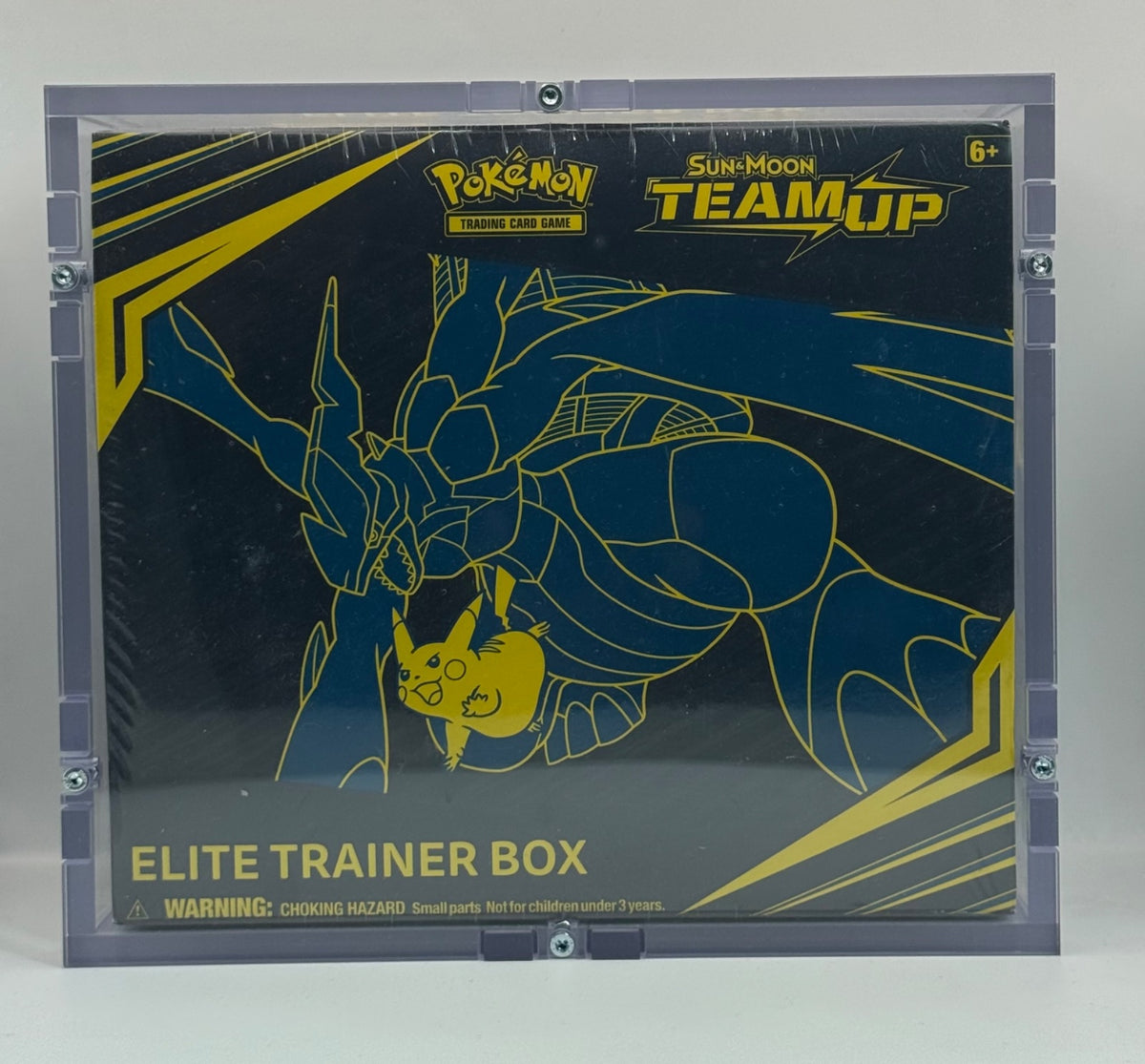 Team Up Elite Trainer Box · Elite Trainer Box (ETB) w/ high quality acrylic