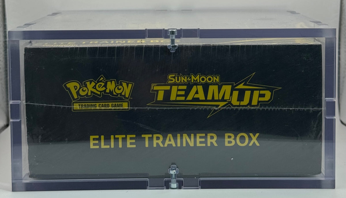 Team Up Elite Trainer Box · Elite Trainer Box (ETB) w/ high quality acrylic