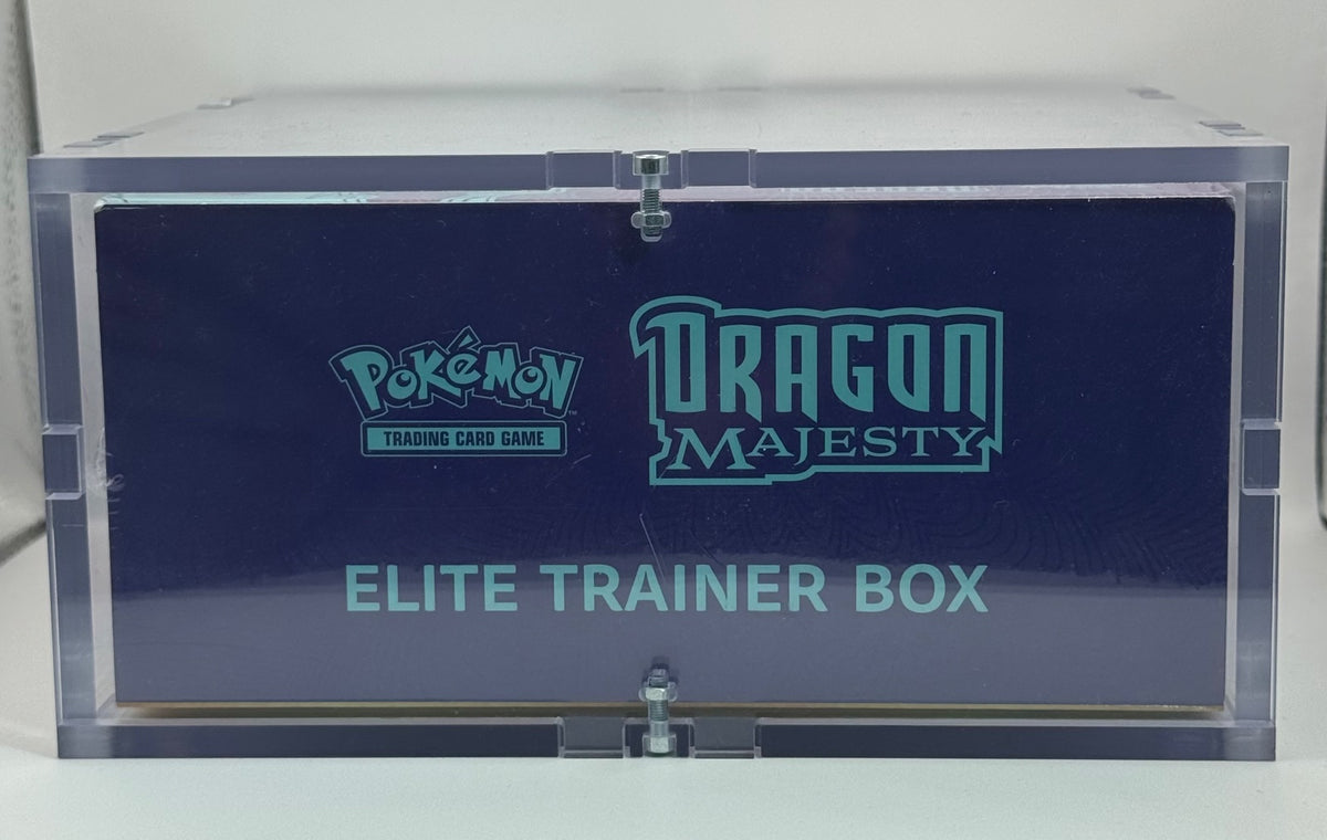Dragon Majesty Elite Trainer Box · Elite Trainer Box (ETB) w/ high quality acrylic