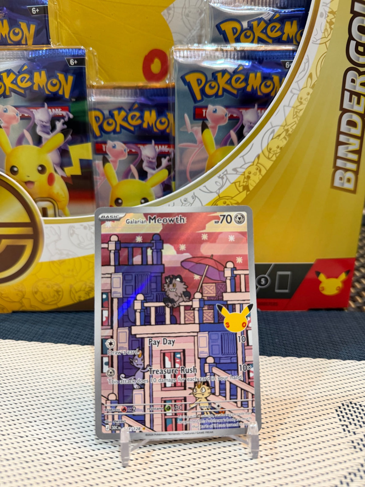 Galarian Meowth 141/128 (30th Celebration)