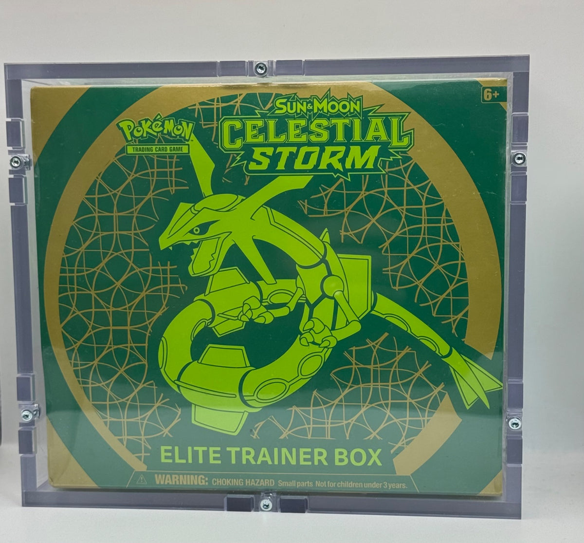 Celestial Storm Elite Trainer Box · Elite Trainer Box (ETB) w/ high quality acrylic