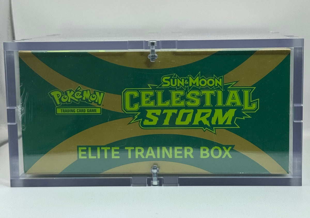 Celestial Storm Elite Trainer Box · Elite Trainer Box (ETB) w/ high quality acrylic