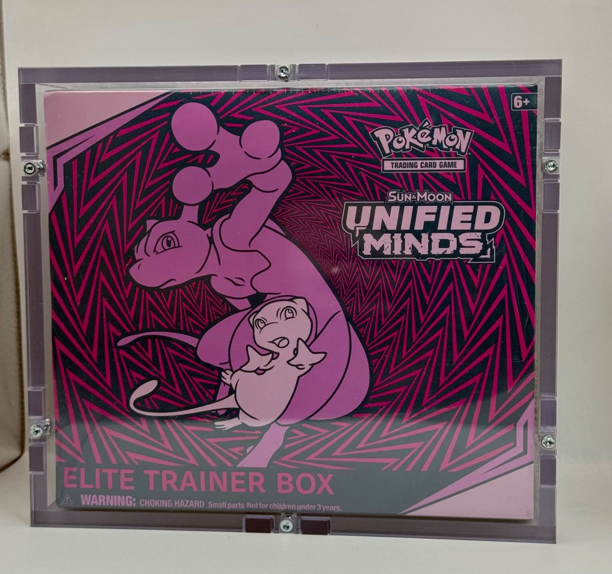 Unified Minds Elite Trainer Box · Elite Trainer Box (ETB) w/ high quality acrylic