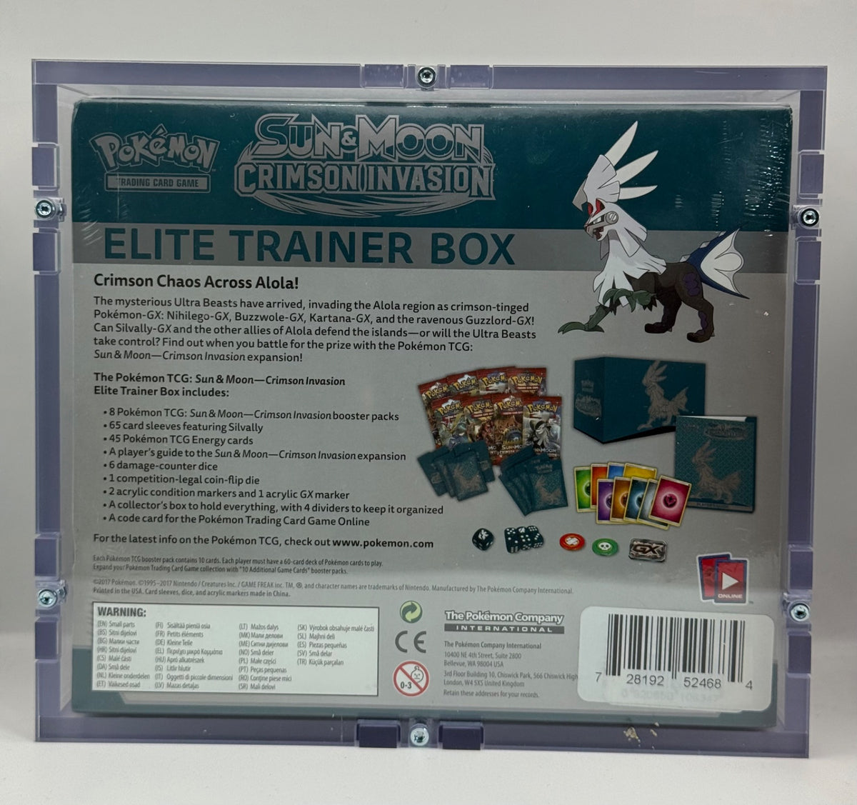 Crimson Invasion Elite Trainer Box · Elite Trainer Box (ETB) w/ high quality acrylic