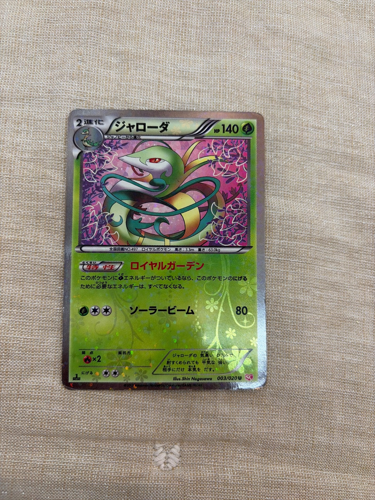 Serperior (JP) 003/020 · 1st Edition Holofoil (Shiny Collection)