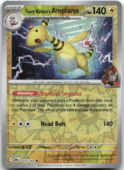 Team Rocket's Ampharos 074/182 · Reverse Holofoil (Destined Rivals)
