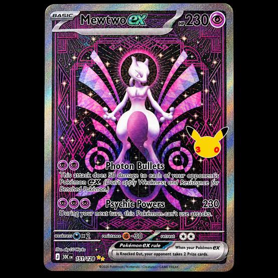 Mewtwo ex #151/128 - 30th Celebration