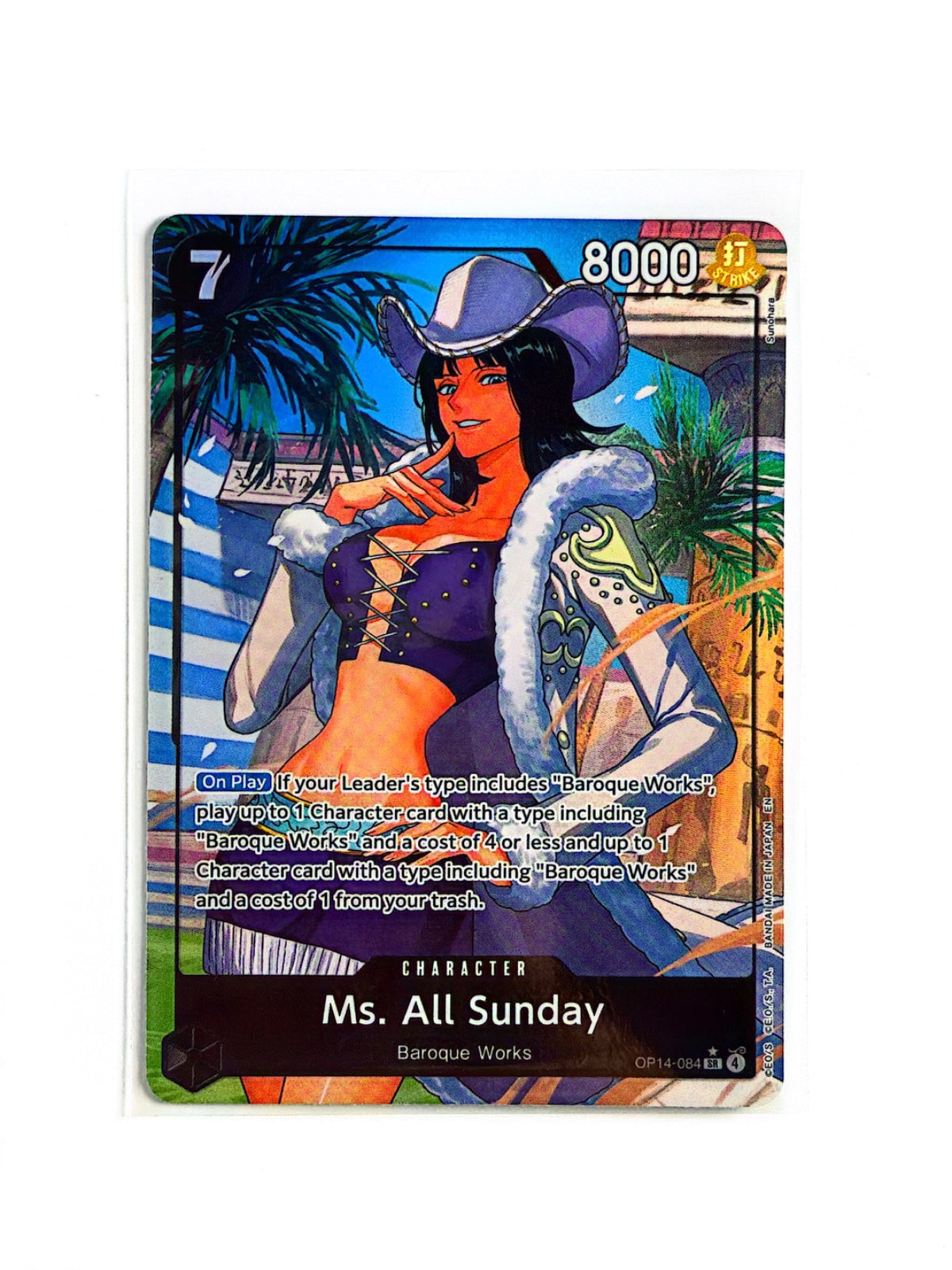 Ms. All Sunday (Alternate Art) OP14-084 (The Azure Sea's Seven)