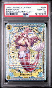 Shirahoshi (SP) EB01-057 (A Fist of Divine Speed) — PSA 10