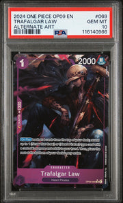 Trafalgar Law (069) (Parallel) OP09-069 (Emperors in the New World) — PSA 10