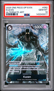 Kuzan (Parallel) OP10-082 (Royal Blood) — PSA 10