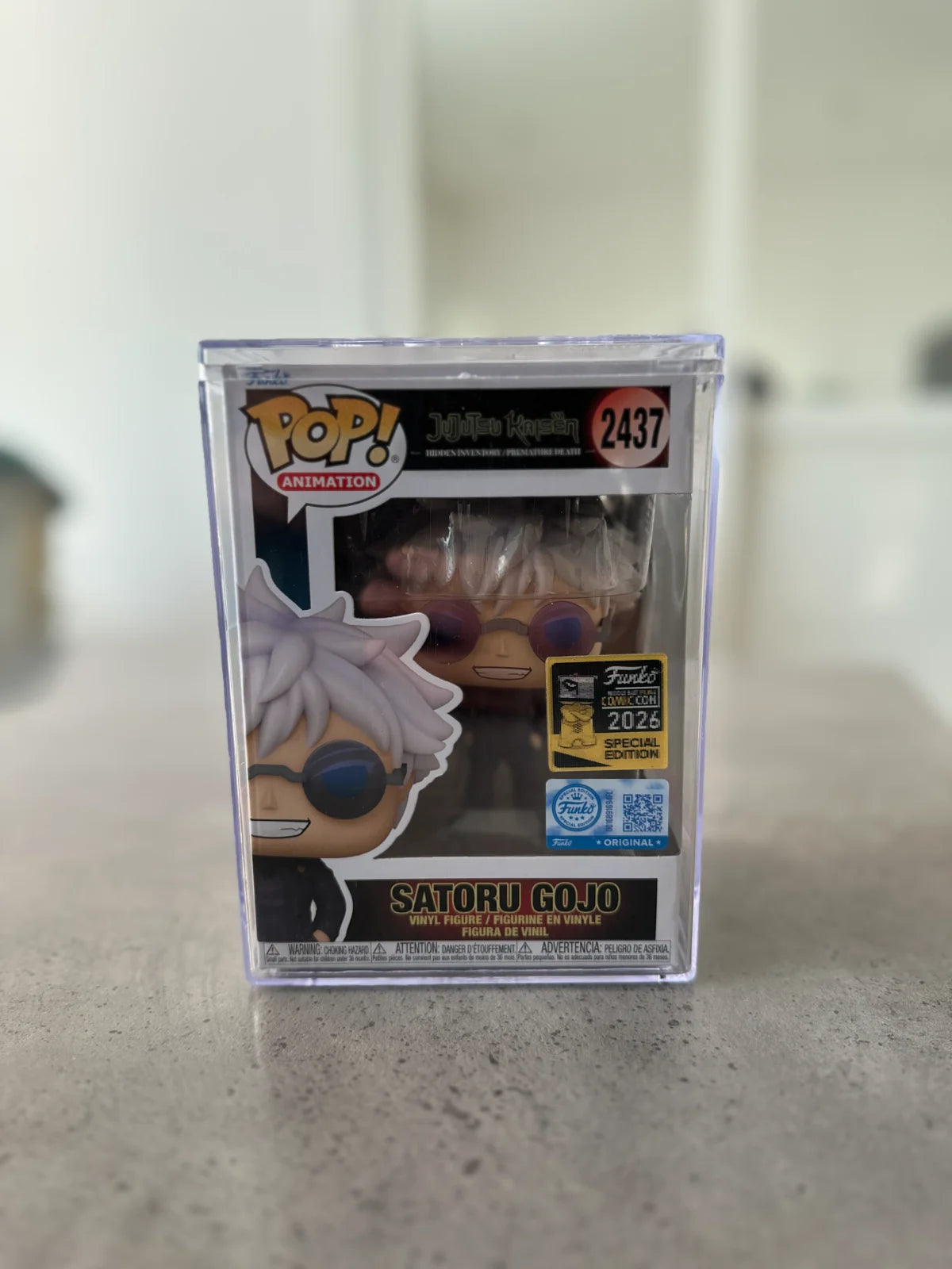SATORU GOJO 2026 COMIC CON EXCLUSIVE ACRYLIC CASE INCLUDED