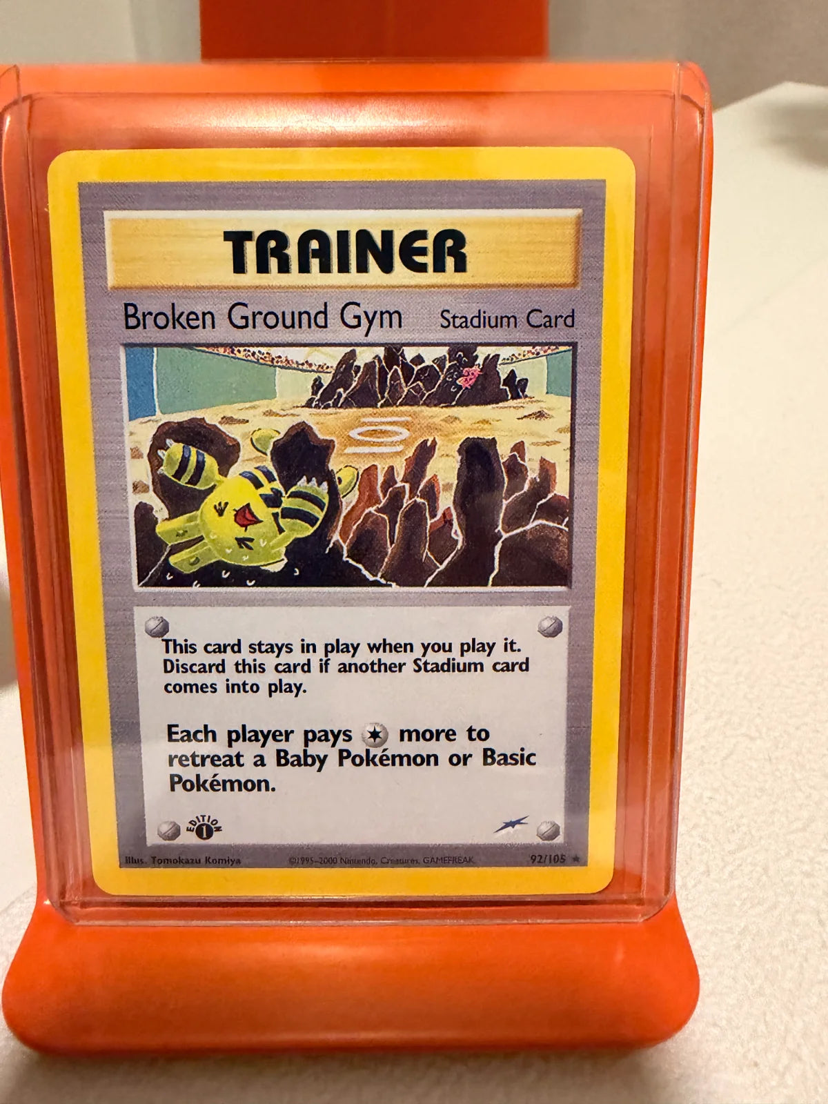 Broken Ground Gym 92 · 1st Edition (Neo Destiny)