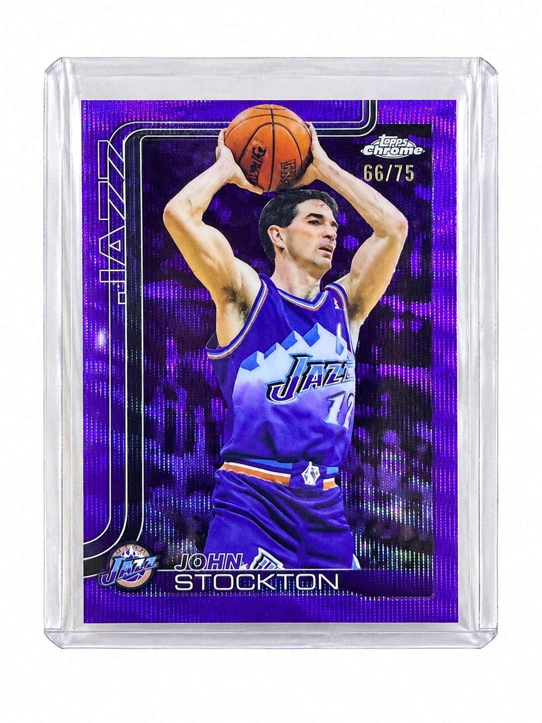 John Stockton /75 Topps Chrome