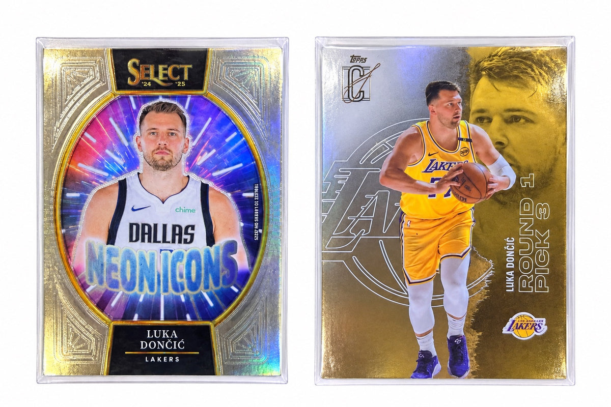 Luka Doncic Chrome & Neon Icons
